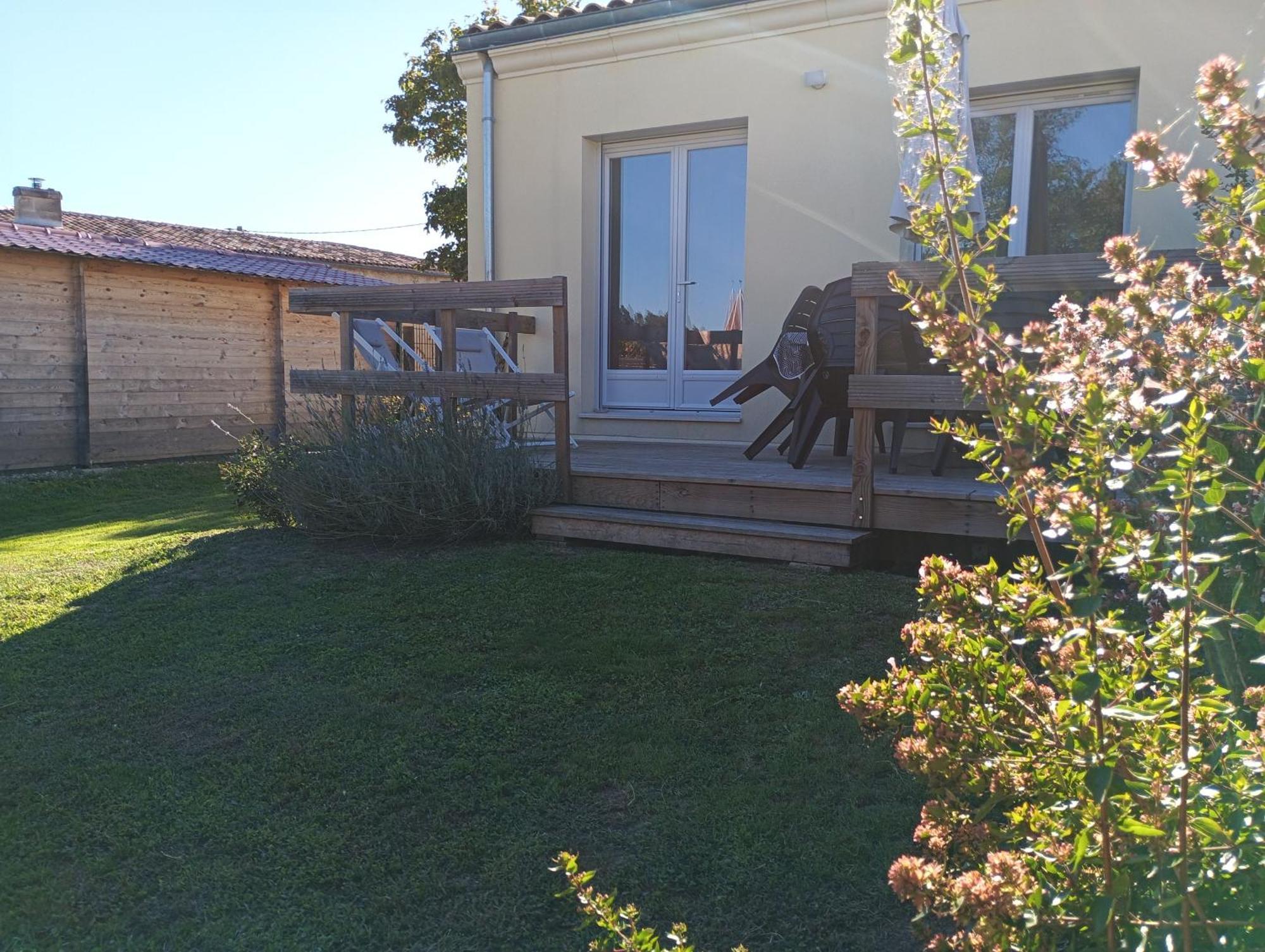 Meuble De Tourisme Classe 3 Etoiles Le Ptit Coin De Soleil - Saint Ciers D'Abzac Eksteriør billede